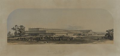 Byggnad för den stora utställningen i London, 1851 av English School