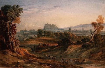 Bygger järnvägen i Edinburgh av English School