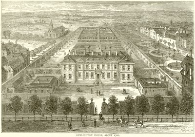 Burlington House, omkring 1700 av English School