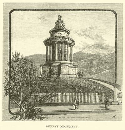 Burns Monument av English School
