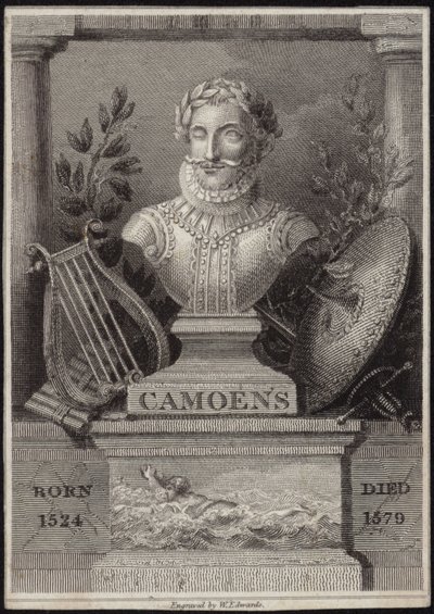 Byst av Luis de Camoens av English School