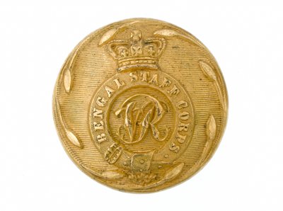 Button, Bengal Staff Corps, 1861-1876 av English School