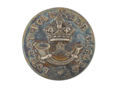 Button, Bombay Volunteer Rifles, före 1901 av English School