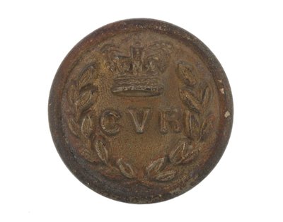 Button, Calcutta volontärgevär, före 1901 av English School