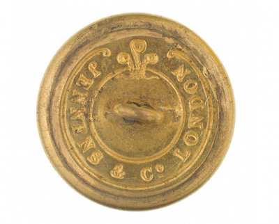 Button, officer, 4:e bengaliska europeiska regementet, 1855-1861 av English School