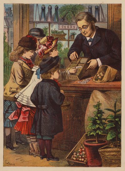 Köpa frön (färglitografi) av English School