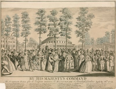Av His Majestys Command, Jubileumsbal på venetianskt sätt av English School