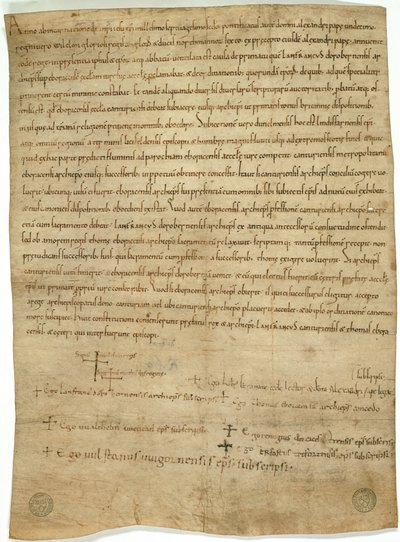 CCA-ChAnt/A/2 Accord of Winchester, 1072 av English School