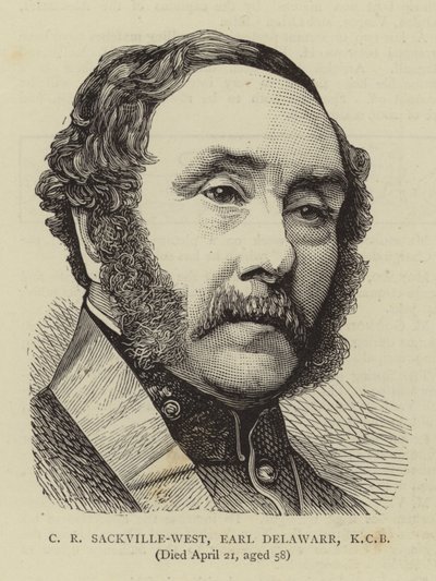 C R Sackville-West, Earl Delawarr, KCB (gravyr) av English School