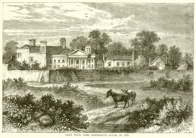 Caen Wood, Lord Mansfields hus, 1785 av English School
