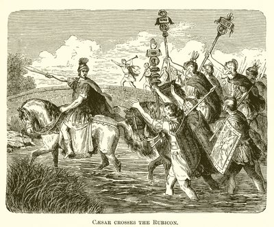 Caesar korsar Rubicon av English School