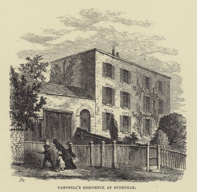 Campbells residens i Sydenham (gravyr) av English School