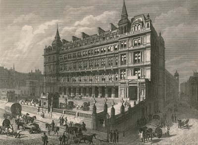 Cannon Street järnvägsstation av English School