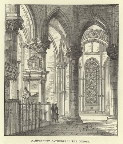 Canterbury Cathedral, corona av English School