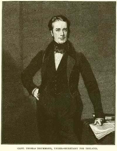 Kapten Thomas Drummond, undersekreterare för Irland av English School
