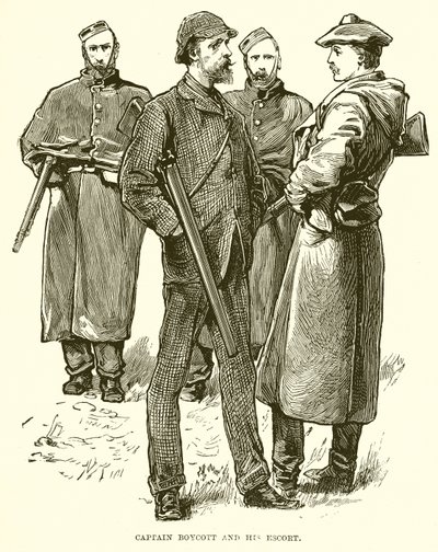 Kapten Bojkott och hans eskort av English School