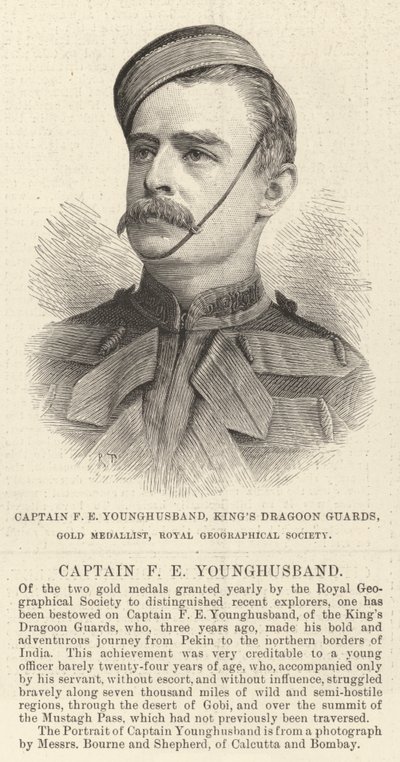 Kapten F E Younghusband, King