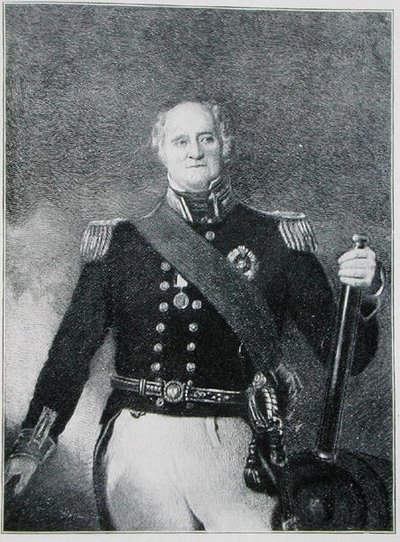 Kapten Thomas Masterman Hardy (1769-1839) (gravyr) av English School