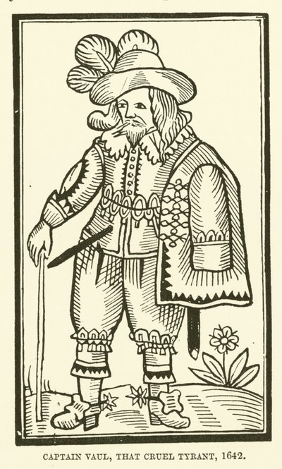 Kapten Vaul, den grymma tyrannen, 1642 av English School