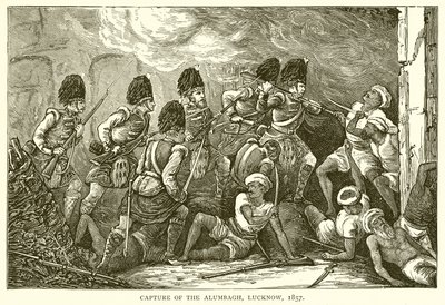 Capture of the Alumbagh, Lucknow, 1857 av English School