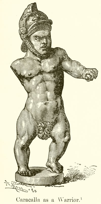 Caracalla som en krigare av English School