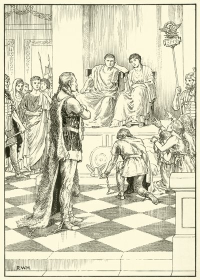 Caractacus (bläck på papper) av English School
