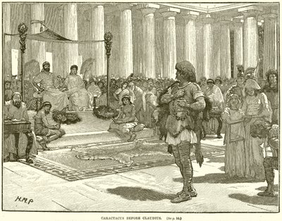 Caractacus före Claudius av English School