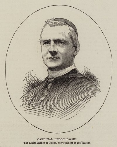 Kardinal Ledochowski (gravyr) av English School
