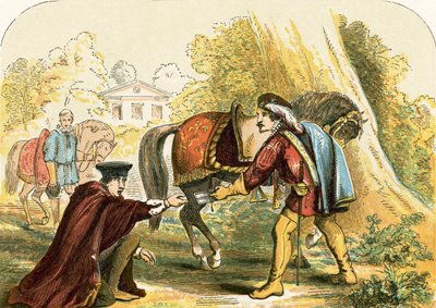 Kardinal Wolsey och kungens budbärare av English School