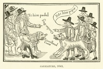 Karikatyr, 1643 av English School