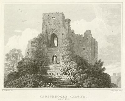 Carisbrooke Castle, Isle of Wight (gravyr) av English School
