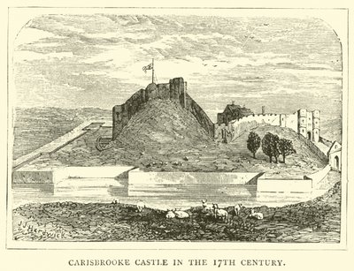 Carisbrooke Castle på 1600-talet av English School