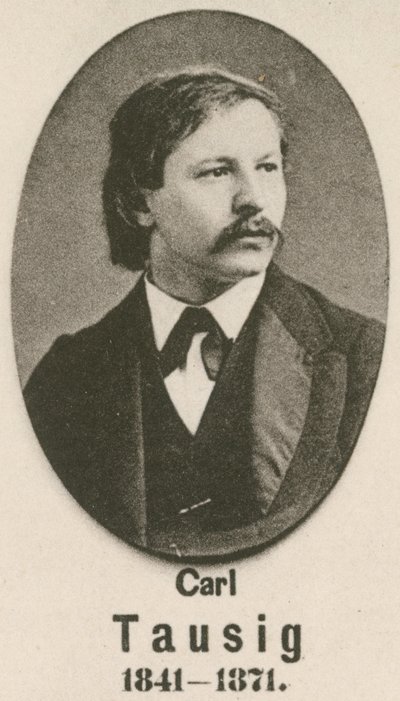 Carl Tausig (gravyr) av English School