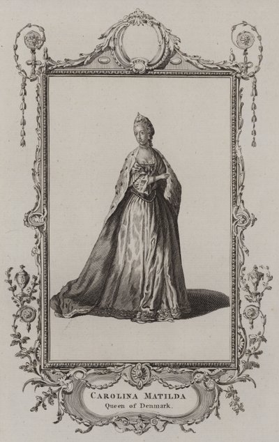 Caroline Matilda, drottning av Danmark av English School