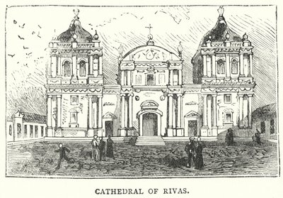 Katedralen i Rivas (gravyr) av English School