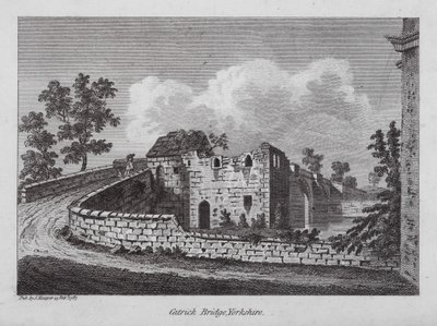 Catrick Bridge, Yorkshire (gravyr) av English School