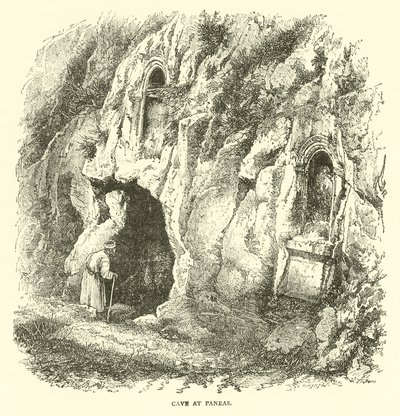 Grotta vid Paneas av English School