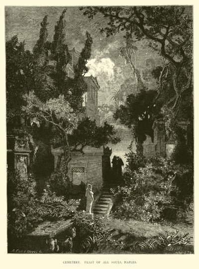Kyrkogård, Alla själars högtid, Neapel av English School