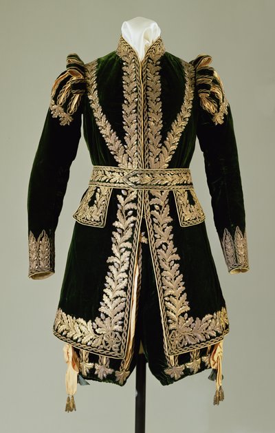 Ceremoniell dräkt, 1821 (textil) av English School