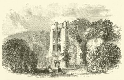 Cerne Abbey (gravyr) av English School