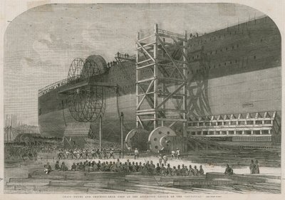 Kedjetrummor och kontrollutrustning som användes vid lanseringen av Leviathan av English School