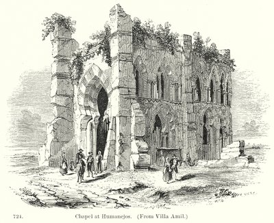 Kapellet vid Humanejos (gravyr) av English School