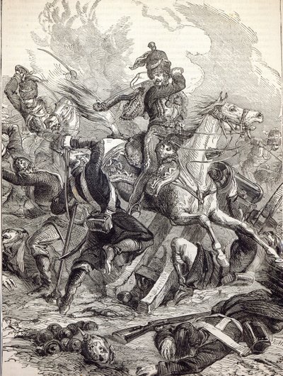 Charge of the Light Brigade, illustration från 
