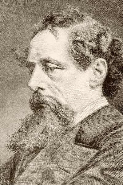 Charles Dickens (litografi) av English School