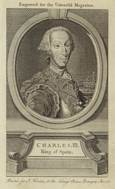 Karl III, kung av Spanien av English School