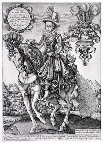Charles I som prins av Wales till häst, från 