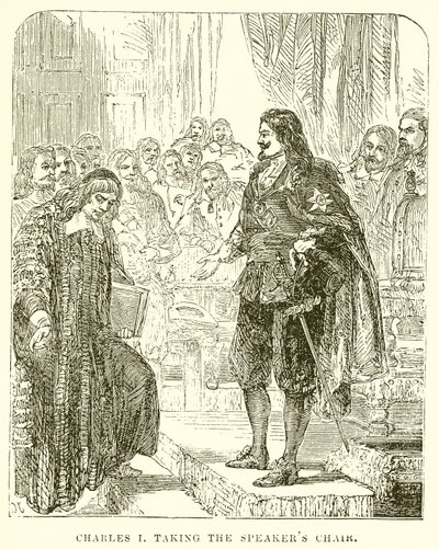 Charles I tar över talarnas ordförande av English School