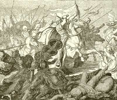 Charles Martel på Poictiers av English School