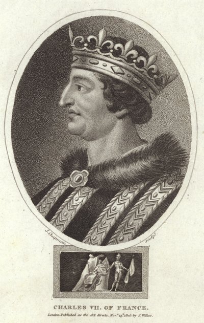 Karl VII av Frankrike av English School