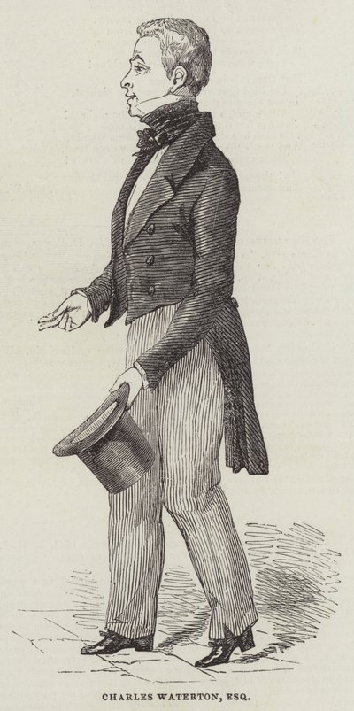 Charles Waterton, Esquire (gravyr) av English School